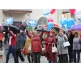 Колонны комбината и города в День России